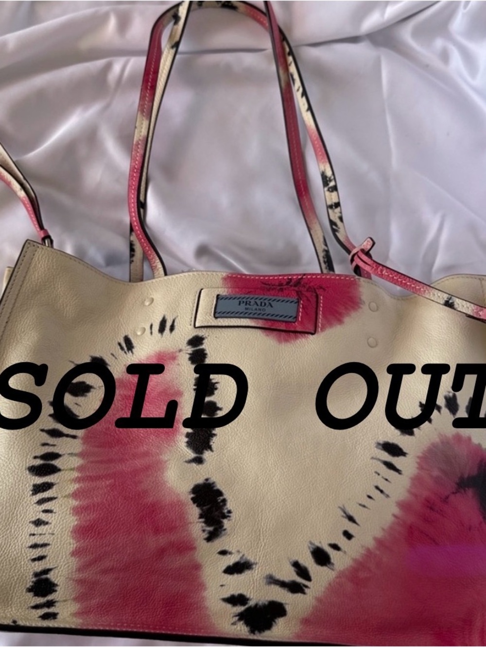 Prada Pink and Cream Women's Bag